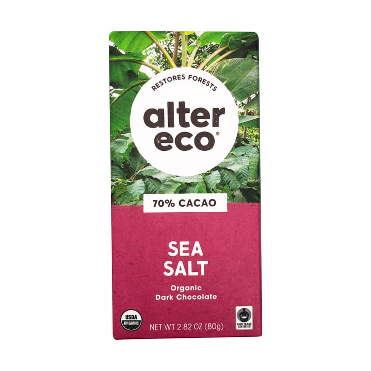 Sea Salt Deep Dark Organic Chocolate