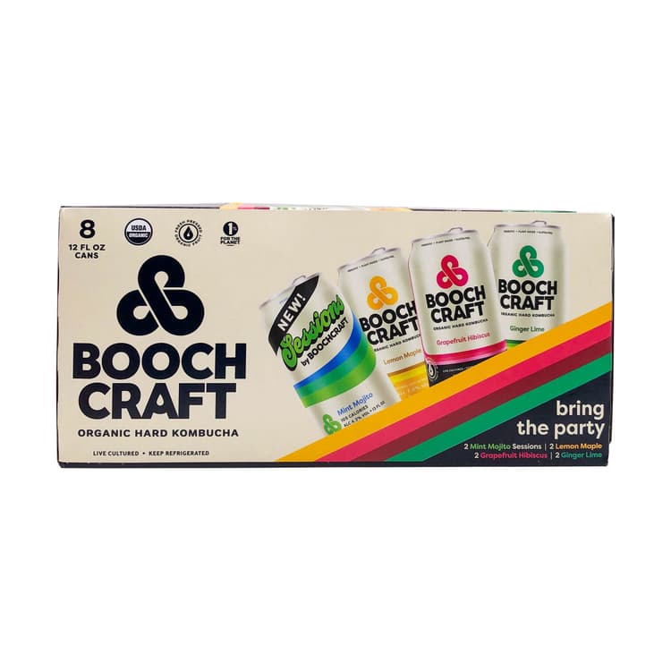 Boochcraft Hard Kombucha, Organic, Brunch Bunch