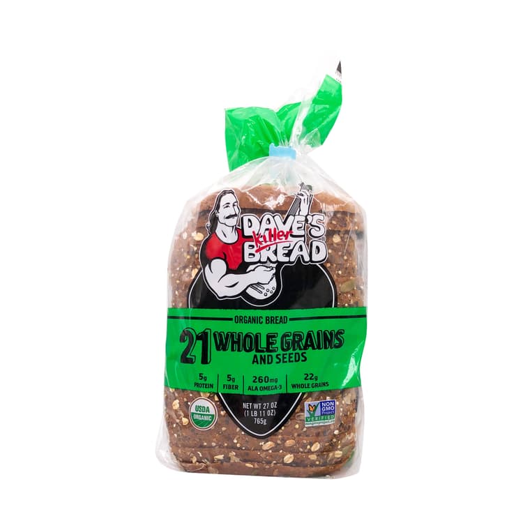 Organic 21 Whole Grains And Seeds Bread