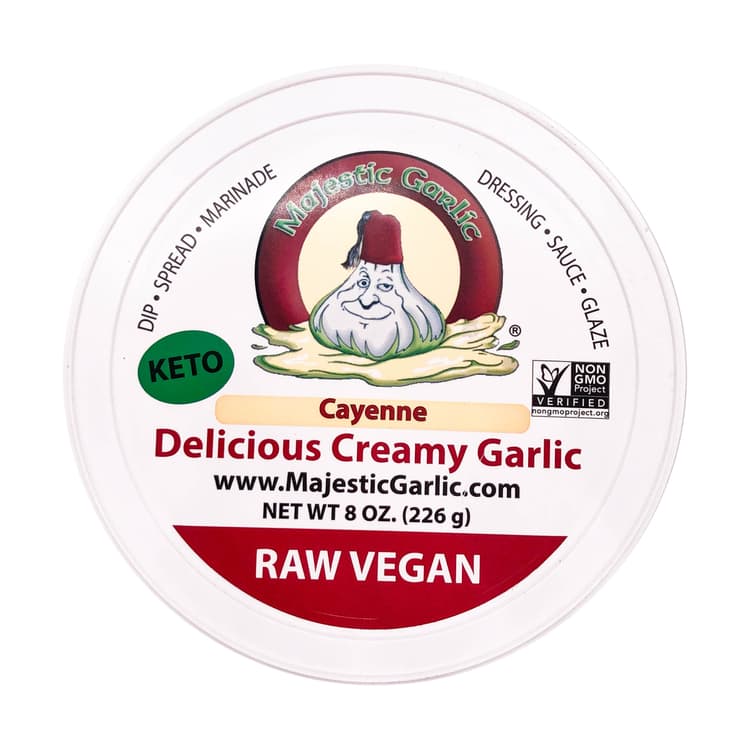 Majestic Garlic Raw Garlic Spread Cayenne