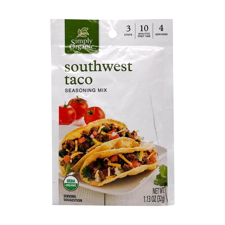 Organic Southwest Taco Seasoning