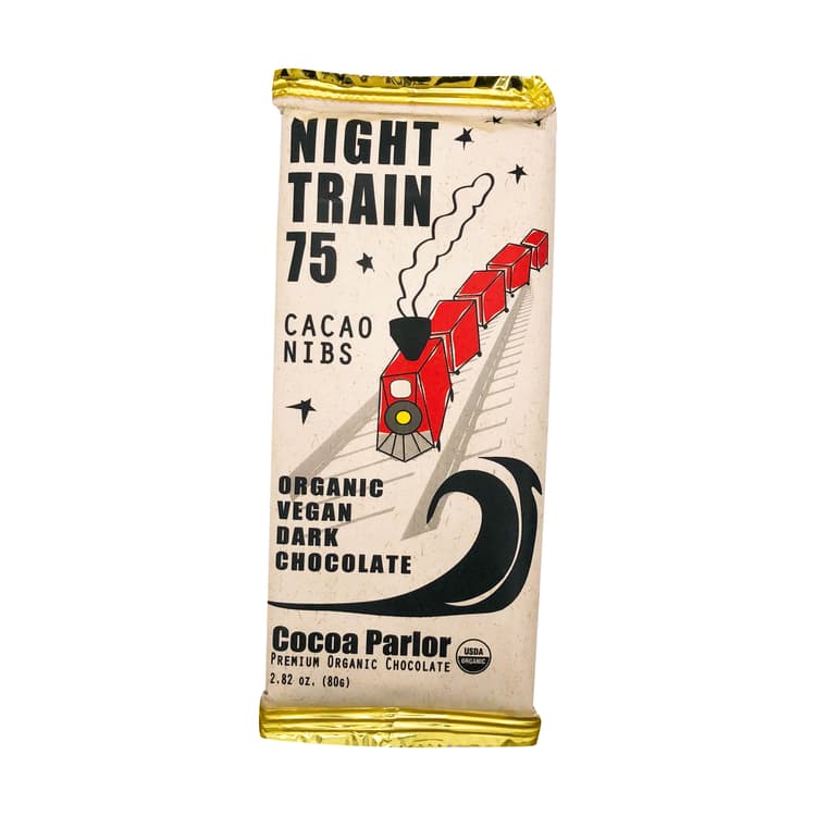 Cocoa Parlor Organic Train 75 With Cocoa Nibsnight
