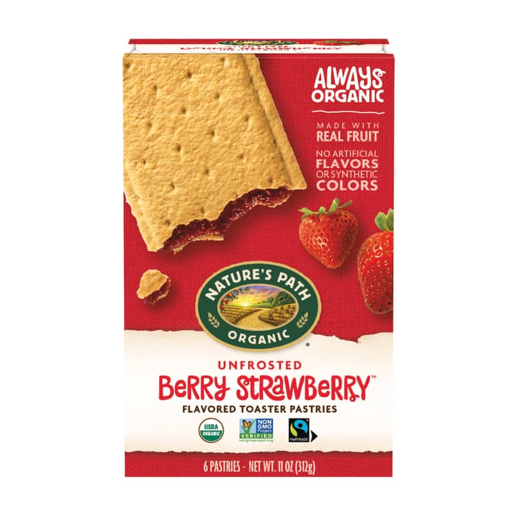 Berry Strawberry Unfrosted Toaster Pastries