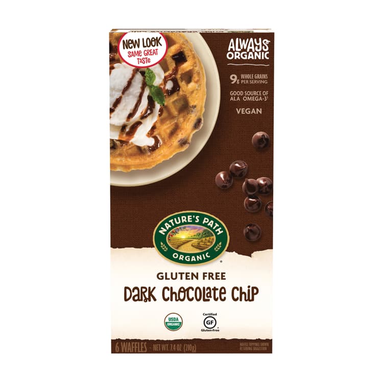 Dark Chocolate Chip Waffles