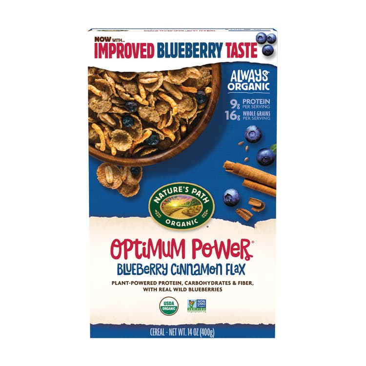 Optimum Power Blueberry Cinnamon Flax Cereal