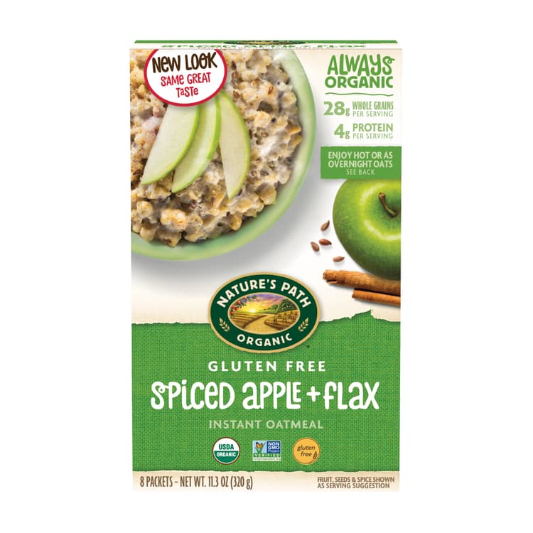 Nature'S Path Organic Apple Cinnamon Gluten Free Oatmeal
