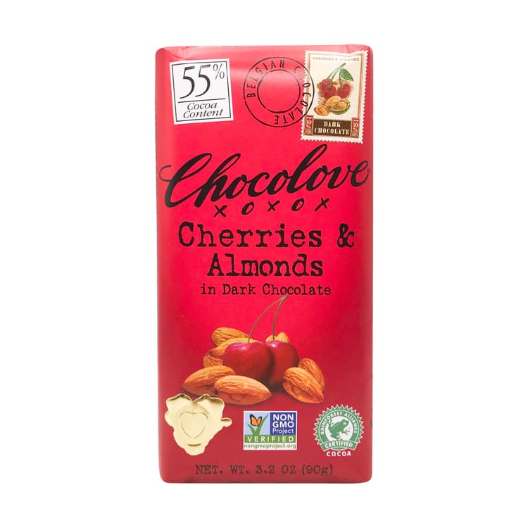 Cherries & Almonds In Dark Chocolate