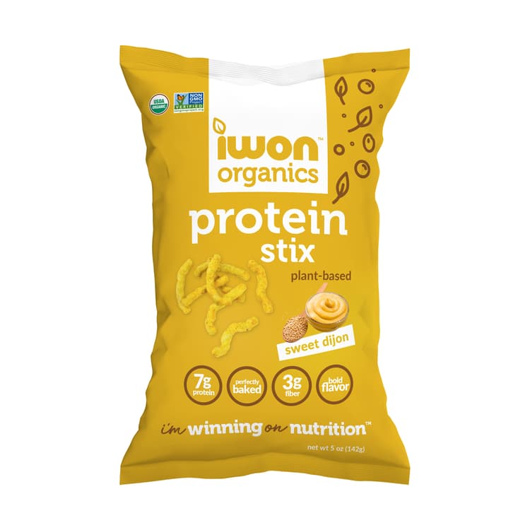 Iwon Organics Stix Protein Sweet Dijon Plant Based Organic