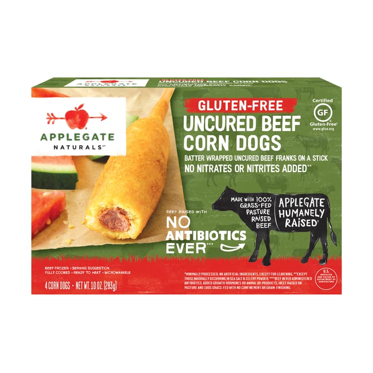 Gluten-Free Uncured Beef Corn Dogs