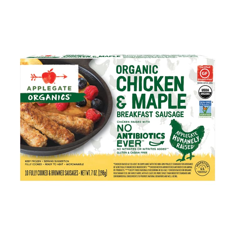 Organic Chicken & Maple Breakfast Sausage