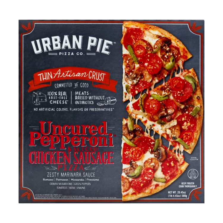 Pepperoni & Chicken Sausage Thin Artisan Crust