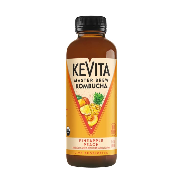 Master Brew Kombucha Pineapple Peach