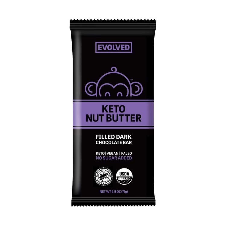 Keto Nut Butter Filled Chocolate Bar
