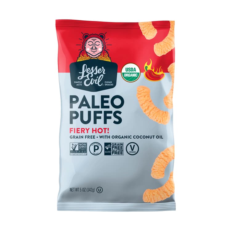Paleo Puffs Fiery Hot
