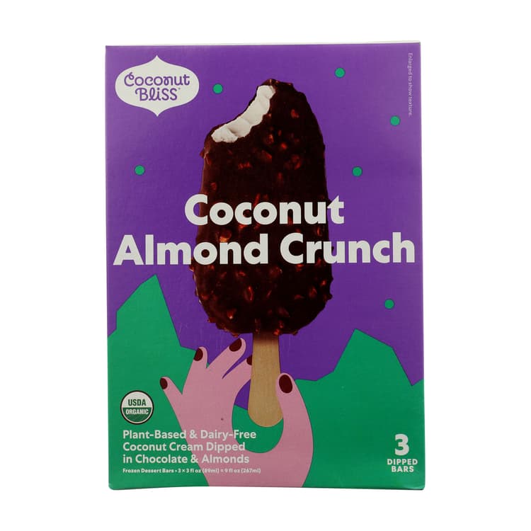 Coconut Almond Crunch Dipped Bar