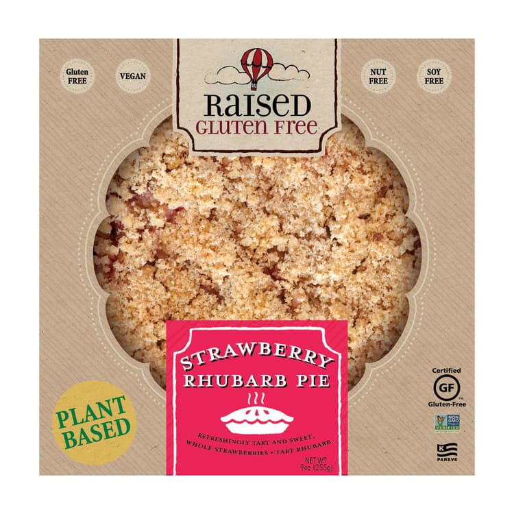 Natural Decadence Pie Strawberry Rhubarb