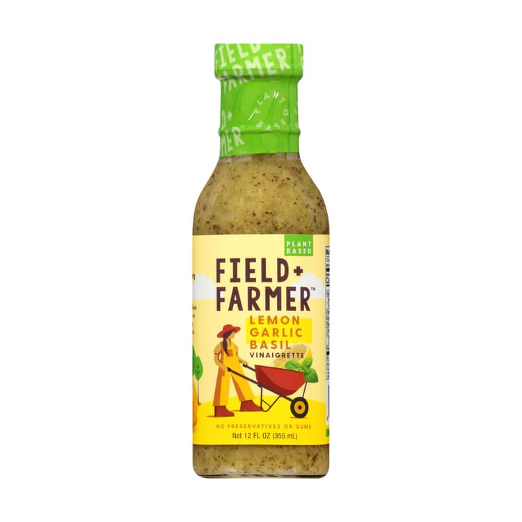 Field & Farmer Lemon Garlic Basil Vinaigrette