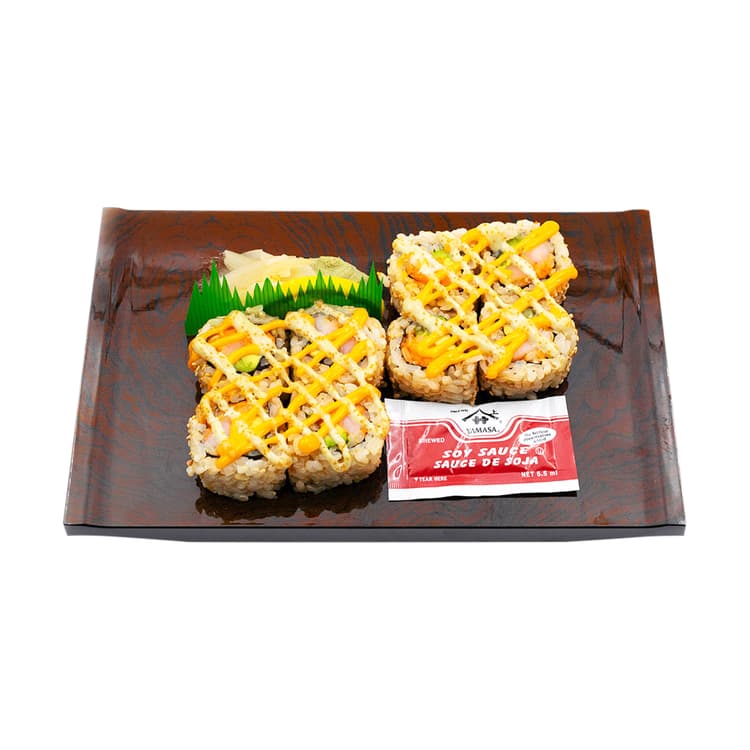 Kikka Sushi Spicy Shrimp Avocado Roll