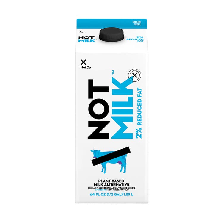 Notco Notmilk 2% Reduced Fat Plant-based Milk Alternative