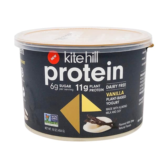 Is it Tree Nut Free? Kite Hill Protein Dairy Free Vanilla Plant-based Yogurt