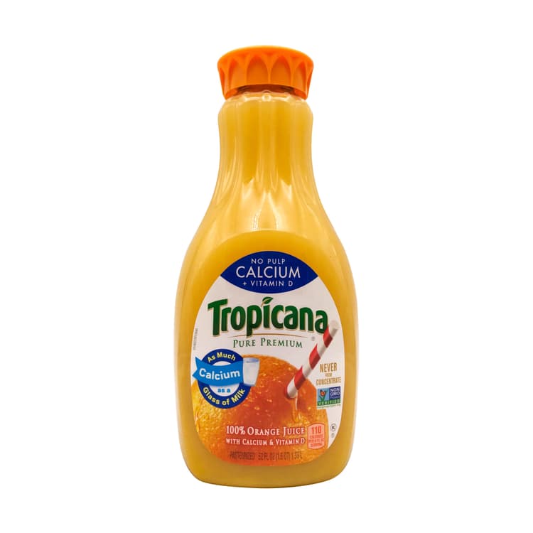 No Pulp Orange Juice With Calcium