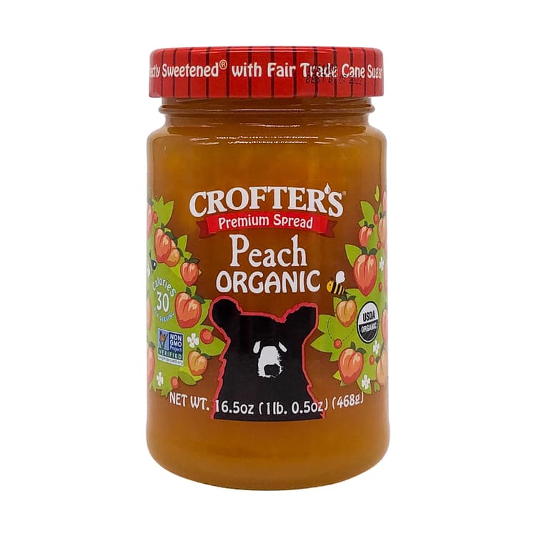Organic Peach Fruit Spread