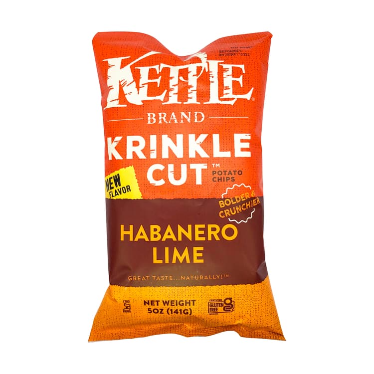 Kettle Brand Habanero Lime Krinkle Cut Kettle Chips