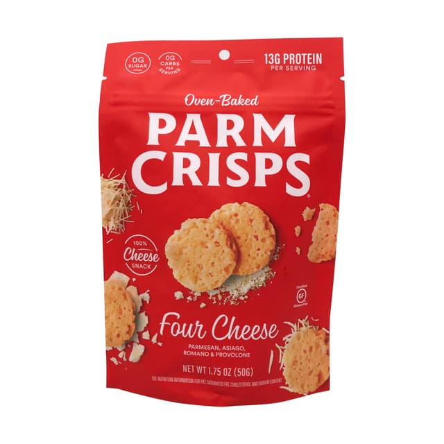 Is it Candida Diet Friendly? Parmcrisps Four Cheese Oven-baked Parm Crisp Snack