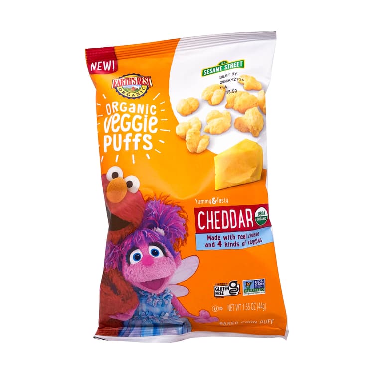 Organic Cheddar Veggie Baked Puffs