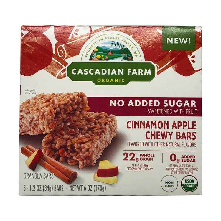 Organic Cinnamon Apple Granola Bars