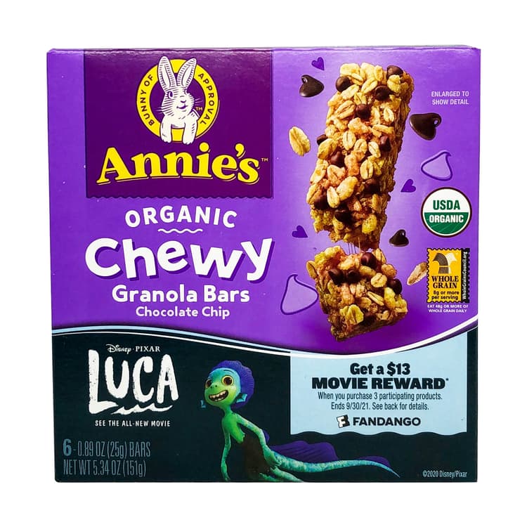 Organic Chocolate Chip Chewy Granola Bar