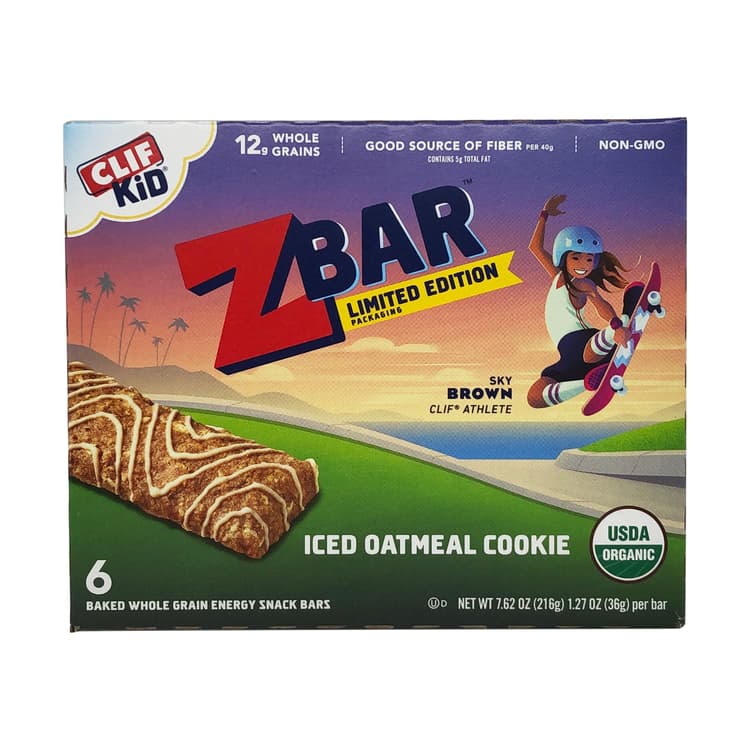 Iced Oatmeal Cookie Clif Kid Organic Z Bar