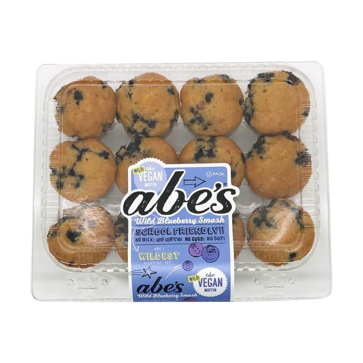 Abe'S Muffins Vegan Wild Blueberry Smash Mini-Muffins