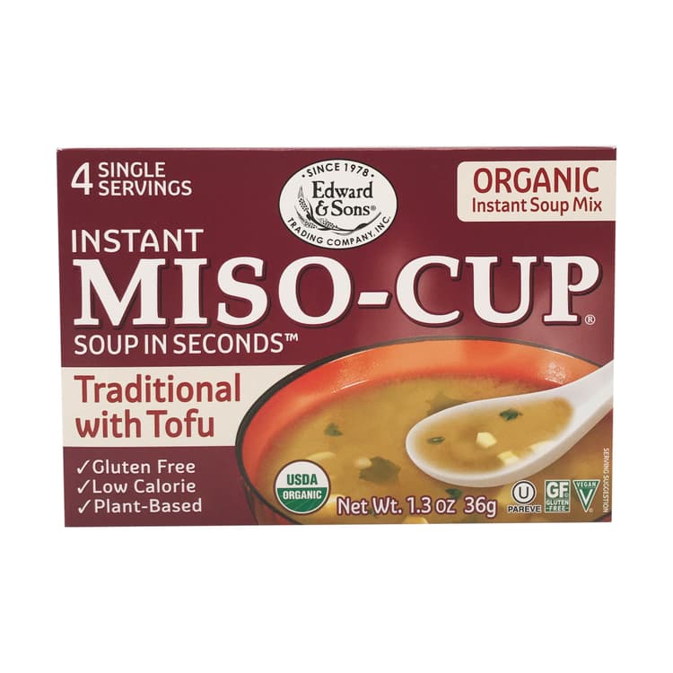 Organic Miso-Cup Traditional Soup With Tofu