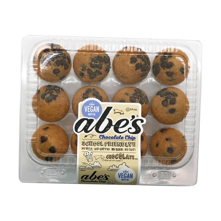 Vegan Chocolate Chip Cookie Mini Muffins