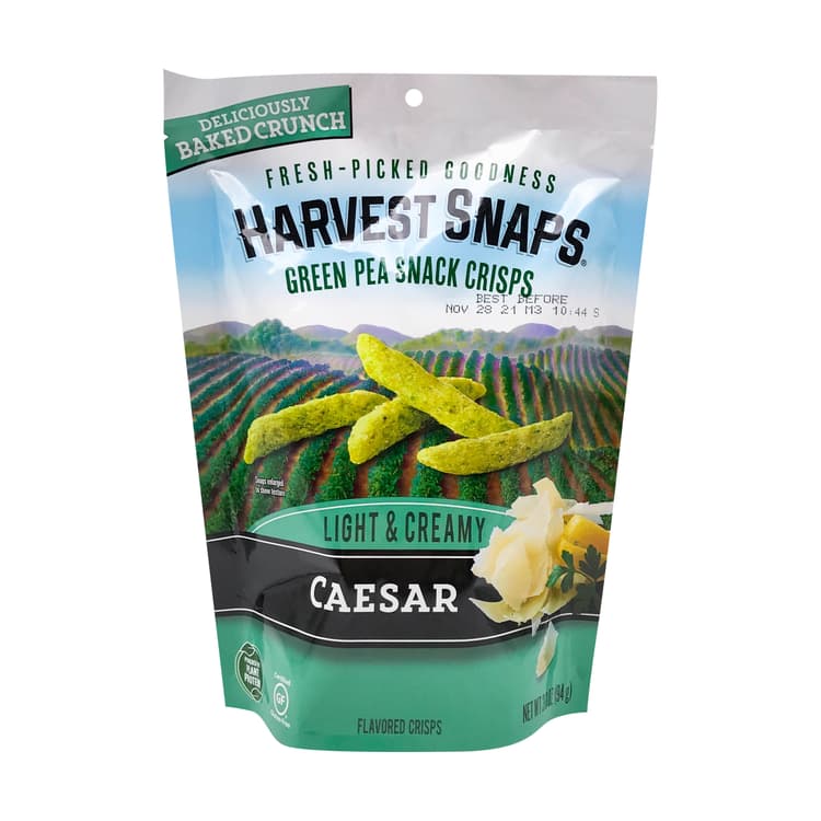 Green Pea Snack Crisps Light & Creamy Caesar