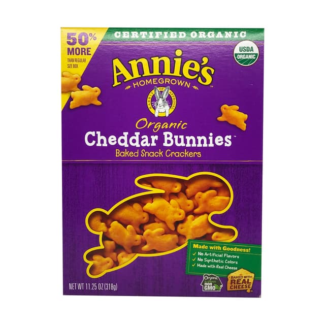 Is it Dairy Free? Annie's Organic Cheddar Bunnies Crackers
