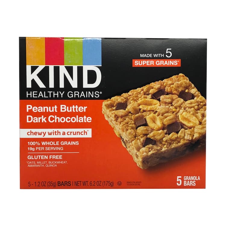 Kind Healthy Grains Peanut Butter Dark Chocolate Granola Bars