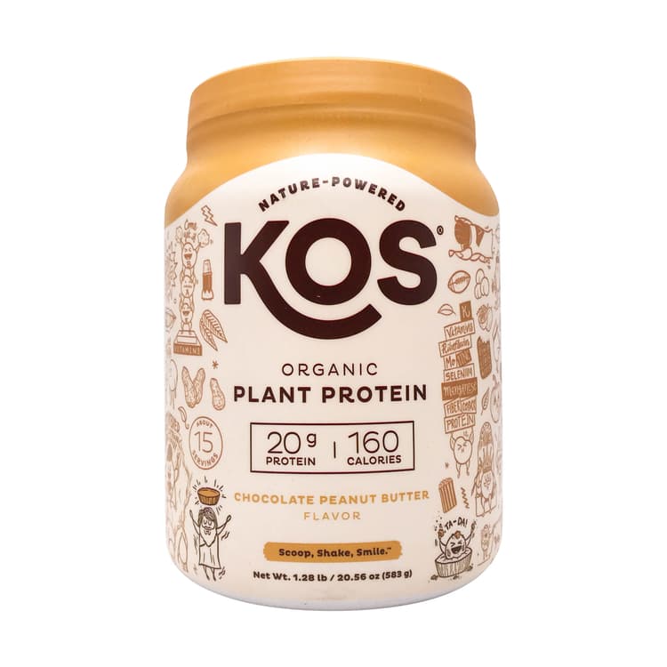 Kos Organic Plant Protein Powder Chocolate Peanut Butter