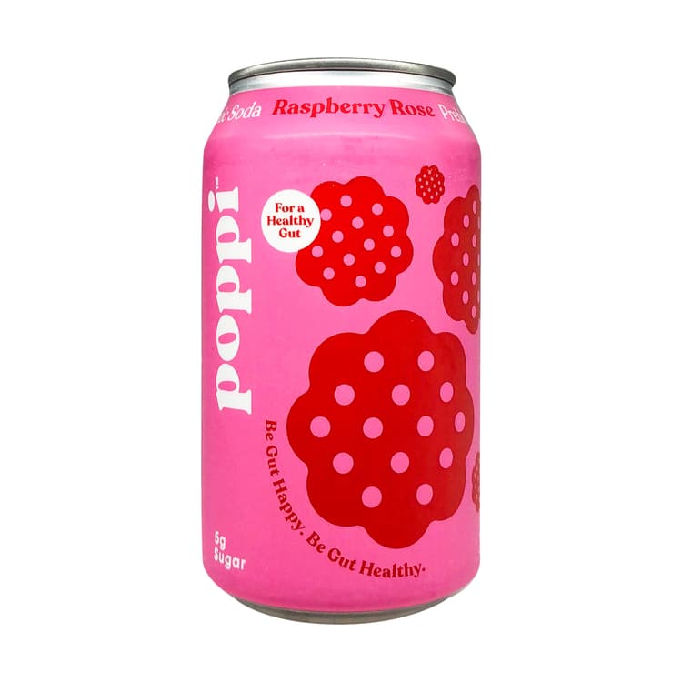 Raspberry Rose Prebiotic Soda