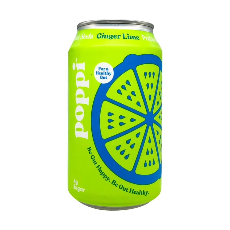 Lime Ginger Prebiotic Soda