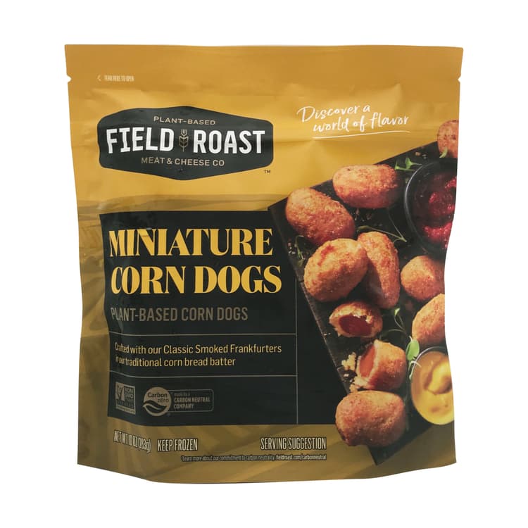 Miniature Plant-Based Corn Dogs