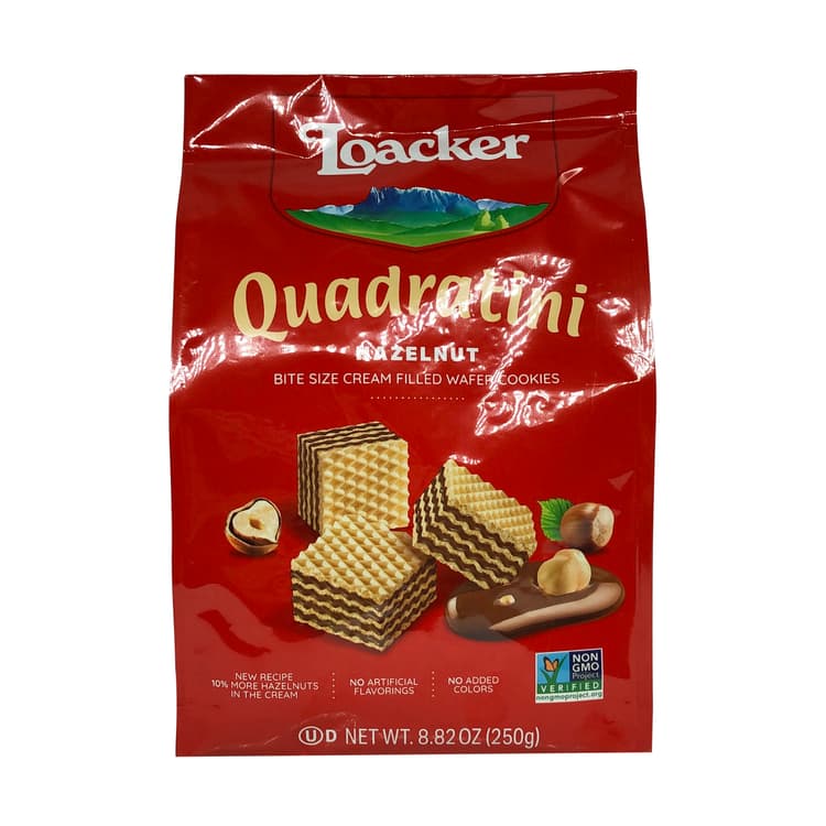 Hazelnut Bite Size Wafer Cookies