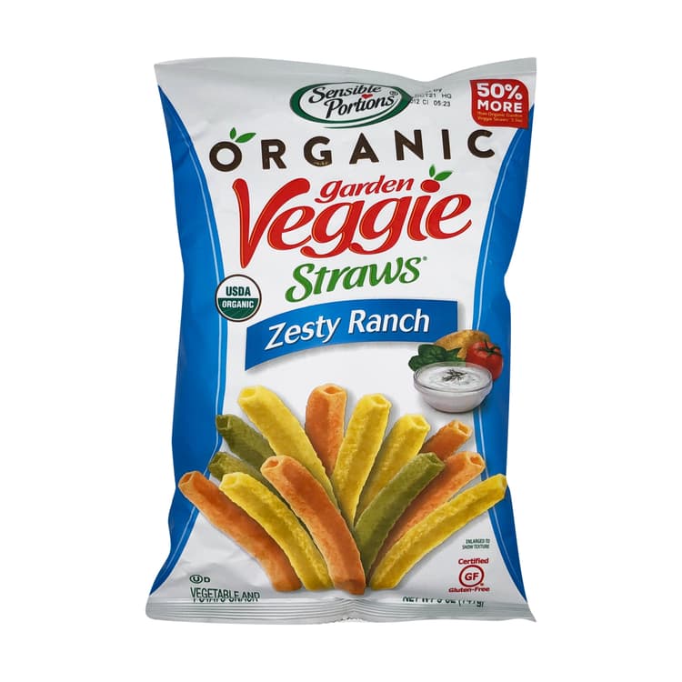 Organic Veggie Ranch Straws
