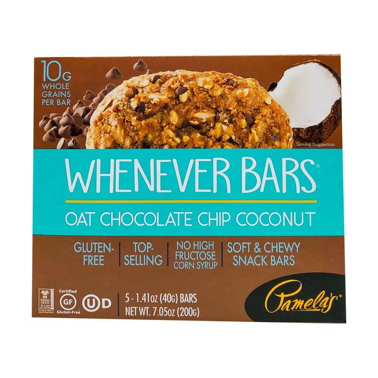Oat Chocolate Chip Coconut Whenever Bars