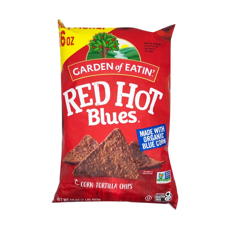 Red Hot Blues Tortilla Chips