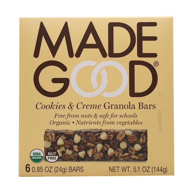 Organic Cookies & Creme Granola Bars