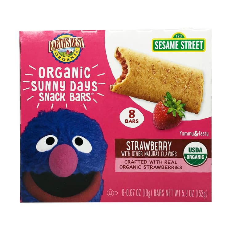 Organic Organic Strawberry Sunny Days Snack Bar