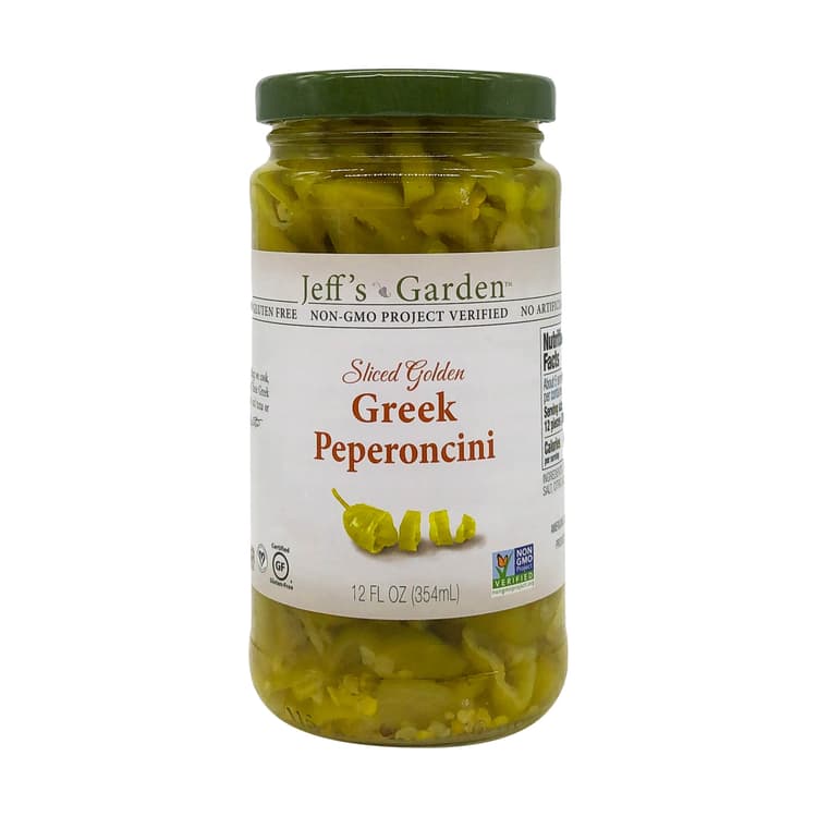 Sliced Golden Greek Peperoncini