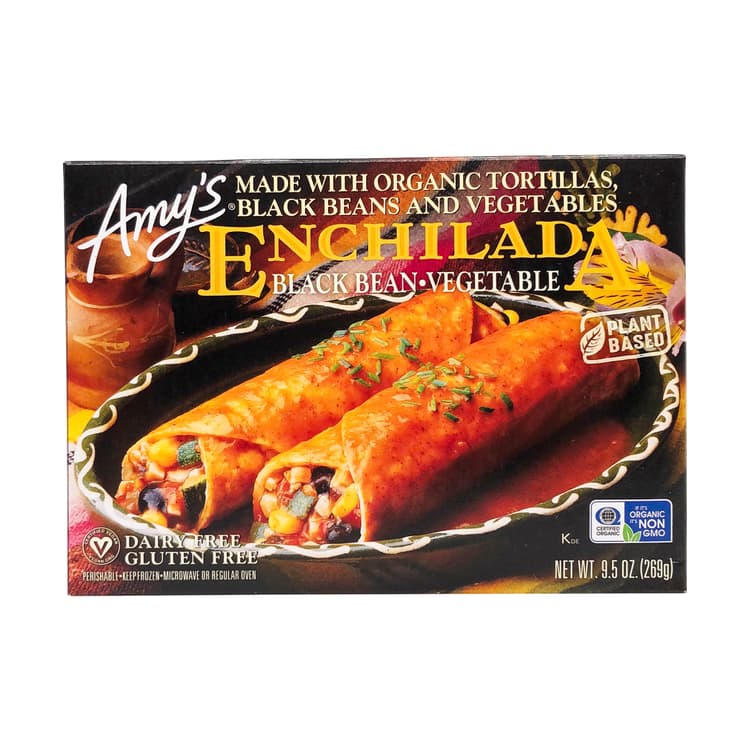 Black Bean Vegetable Enchilada